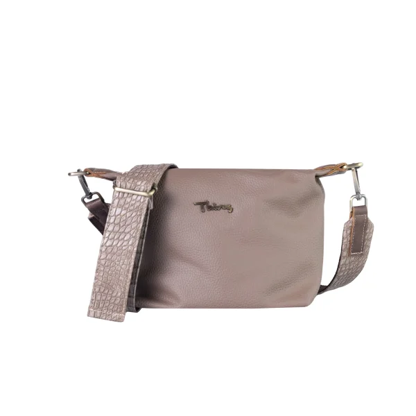 Mini τσάντα ώμου Street Life με Croco λουρί THIROS 29-0714F