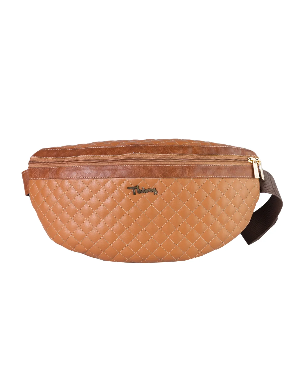 Large belt bag Καπιτονέ Glam THIROS 03-8006