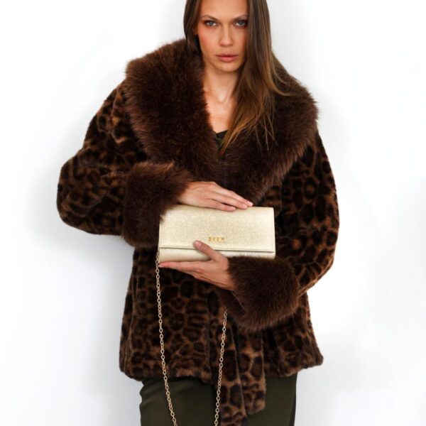 Γυναικείο βραδινό τσαντάκι clutch DOCA 22824