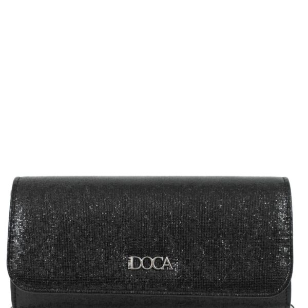 Γυναικείο βραδινό τσαντάκι clutch DOCA 22874